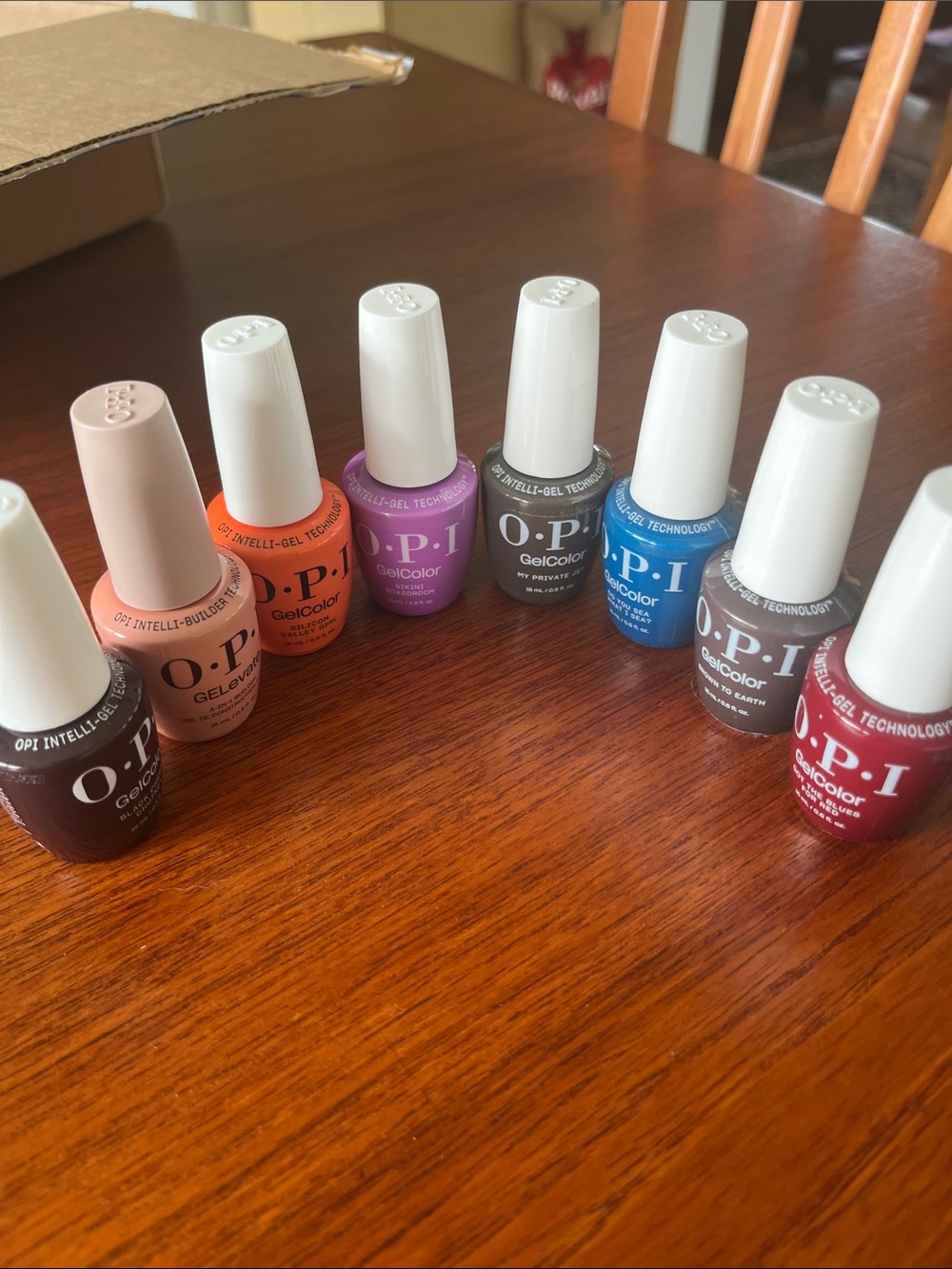 OPI GelColor Assorted Nail Polish Set BUNDLE OF 8